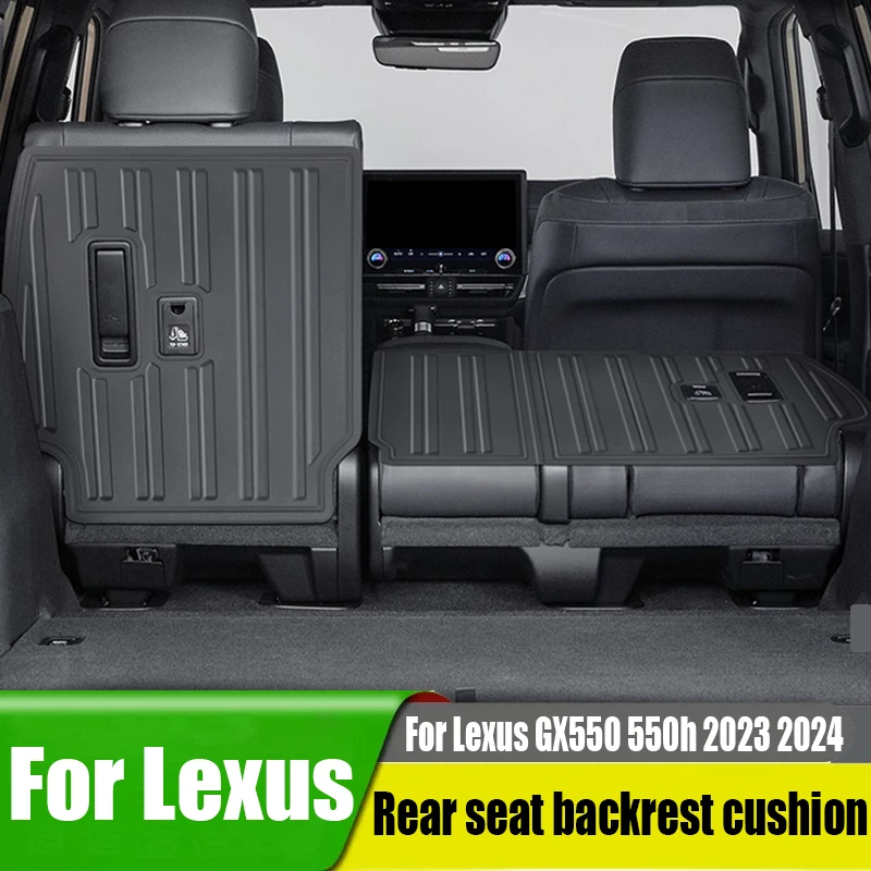 For Lexus GX550 550h 2023 2024 rear seat backrest cushion trunk protection pad car interior modification accessories