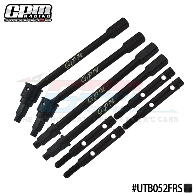 

GPM Medium Carbon Steel Front Cvd And Rear Axle Shafts Set For AXIAL-1/18 Utb18