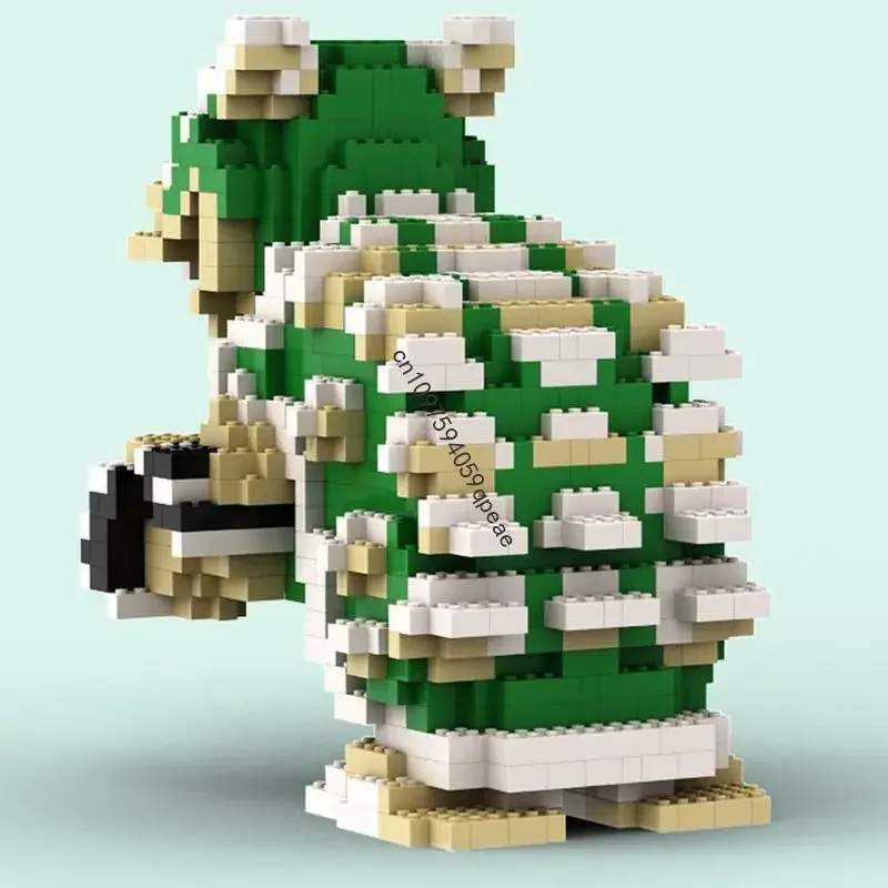 新しい 1615 ピース有名なスーパー配管工ゲームシリーズ Moc Bowser モデルカスタムパズル Diy クリエイティブアイデア子供のおもちゃクリスマス誕生日ギフト