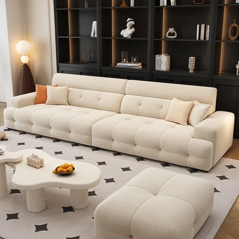 Comfortable Living Room Sofas Modular Bed Nordic Giant Puff Cushion Living Room Sofas Muebles Para El Hogar Bedroom Furniture