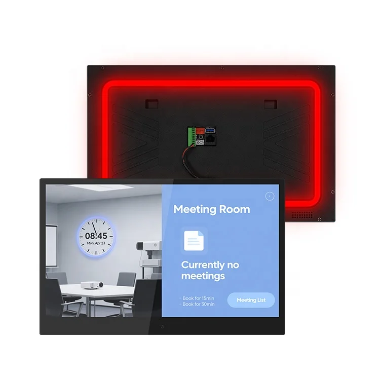 15 16 Tablet Android Tablet Meeting Room RFID NFC Wall Mounted Poe Touch Screen Tablet with Status Lights