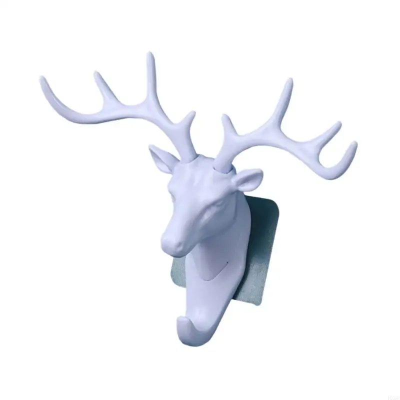 الفيل الغزلان لاصق جدار المعلق البلاستيك الزخرفية هوك لتنظيم المدخل هدية جاهزة المنزل التبعي HX6C #5