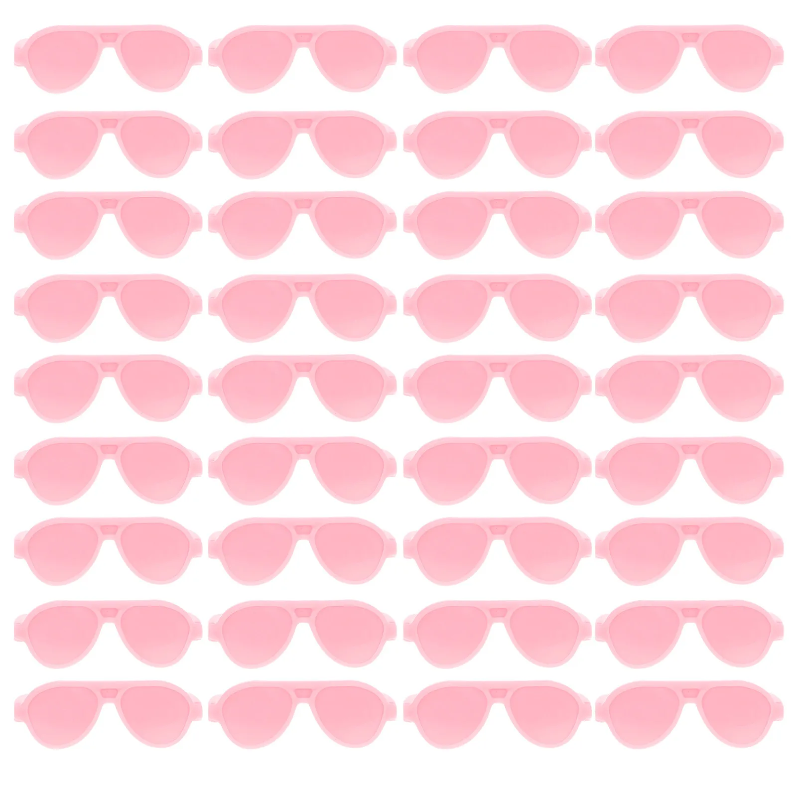 

50Pcs Mini Plastic Sunglasses for Dollhouse Decor Adorable Stylish Eyeglasses Props Fun DIY Craft Accessories Small Decorative