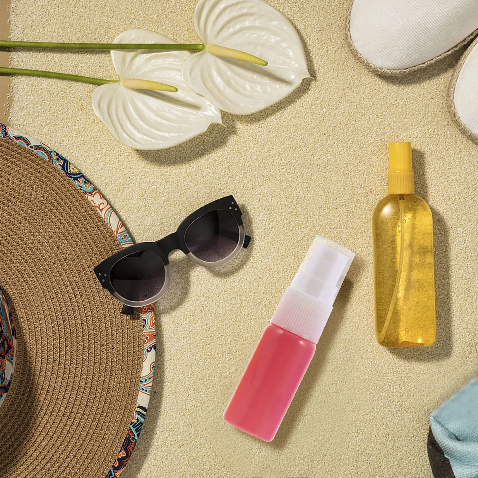 

Набор из 8 стеклянных дорожных флаконов по 10 мл с распылителем для парфюмерии, эфирных масел, косметических эмульсий, многоразовые, для розлива