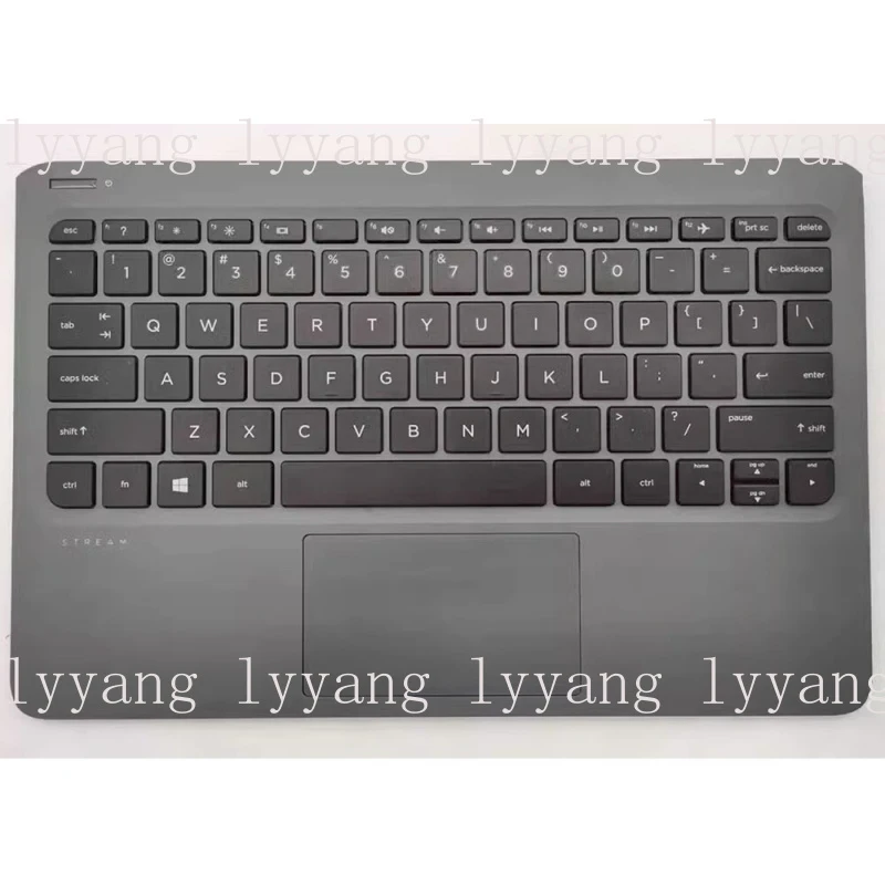 f  FOR HP Stream 11 Pro G4 EE Notebook Keyboard with Palm Rest