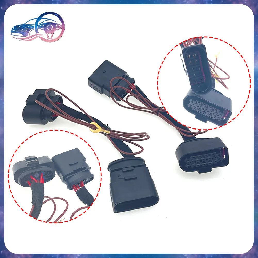 Headlight Conversion adaptor cable halogen to xenon led DRL For GOLFGTI GOLF 6 MK6