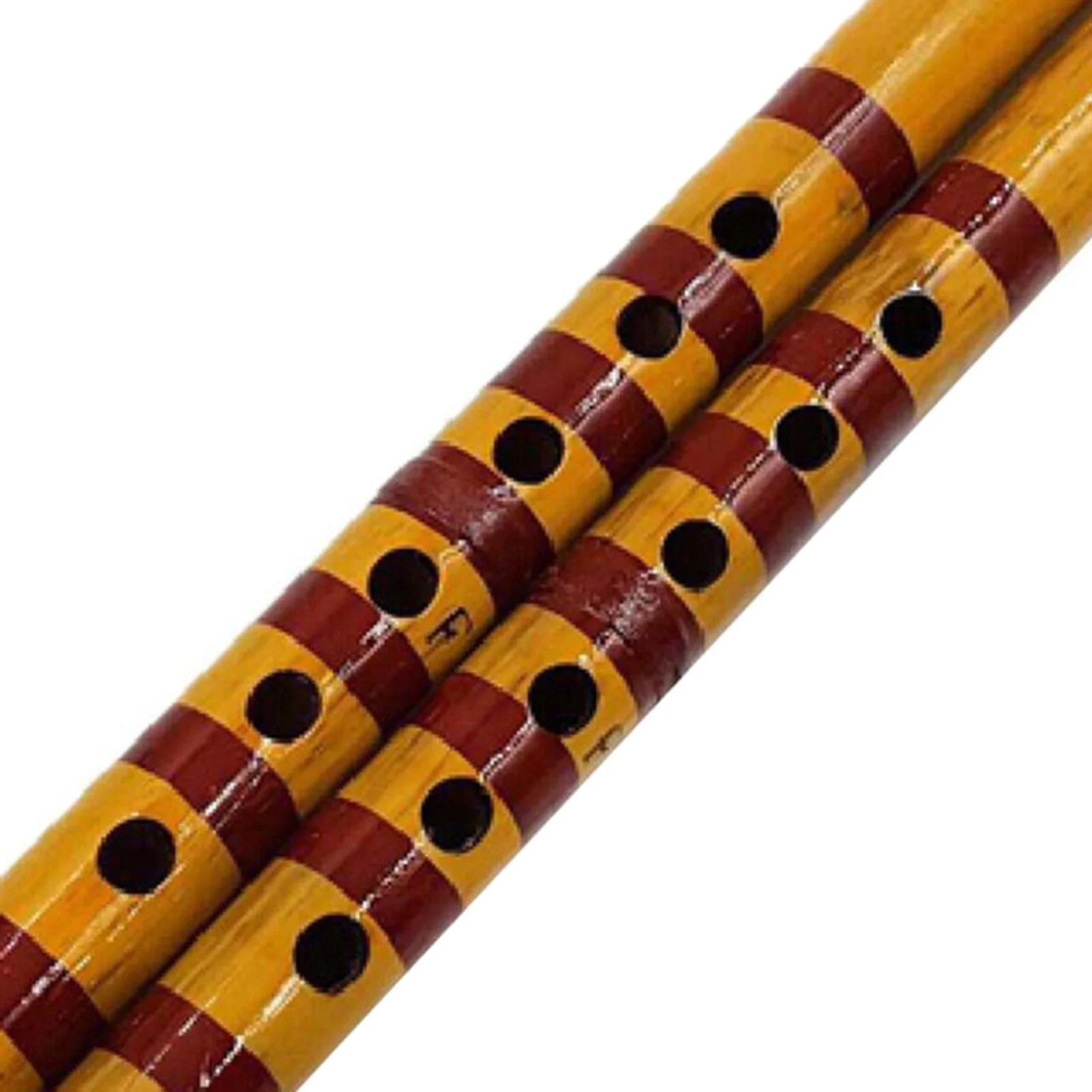 Handmade Wooden Bamboo  D‑Key Dizi Bitter Bamboo  for Kids Adults Performance