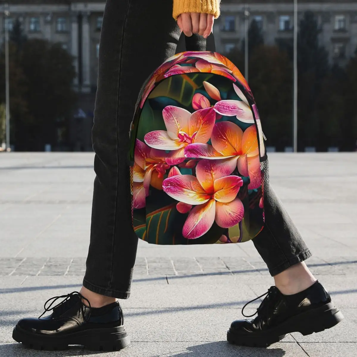 Tropical Blossom Harmony Backpack Student BookBag Kids School Bag Computer Shoulder Bags for Boys Girls