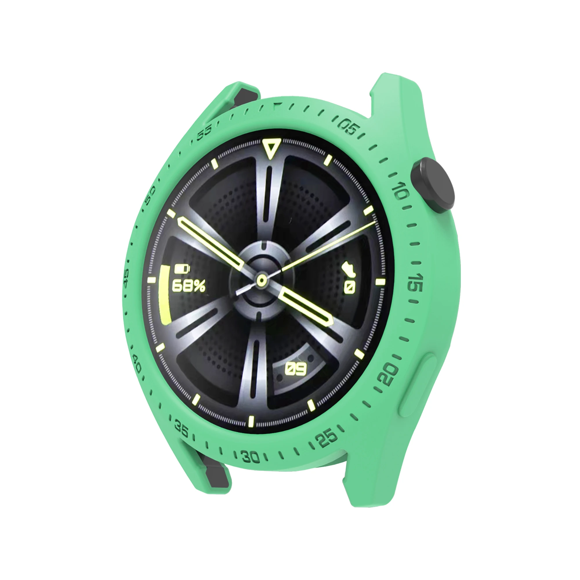 Watch Case For Huawei Watch GT3 46MM Hollow Shockproof Replace Protection Shell Smart Watch Silicone with Scale Protect Cover