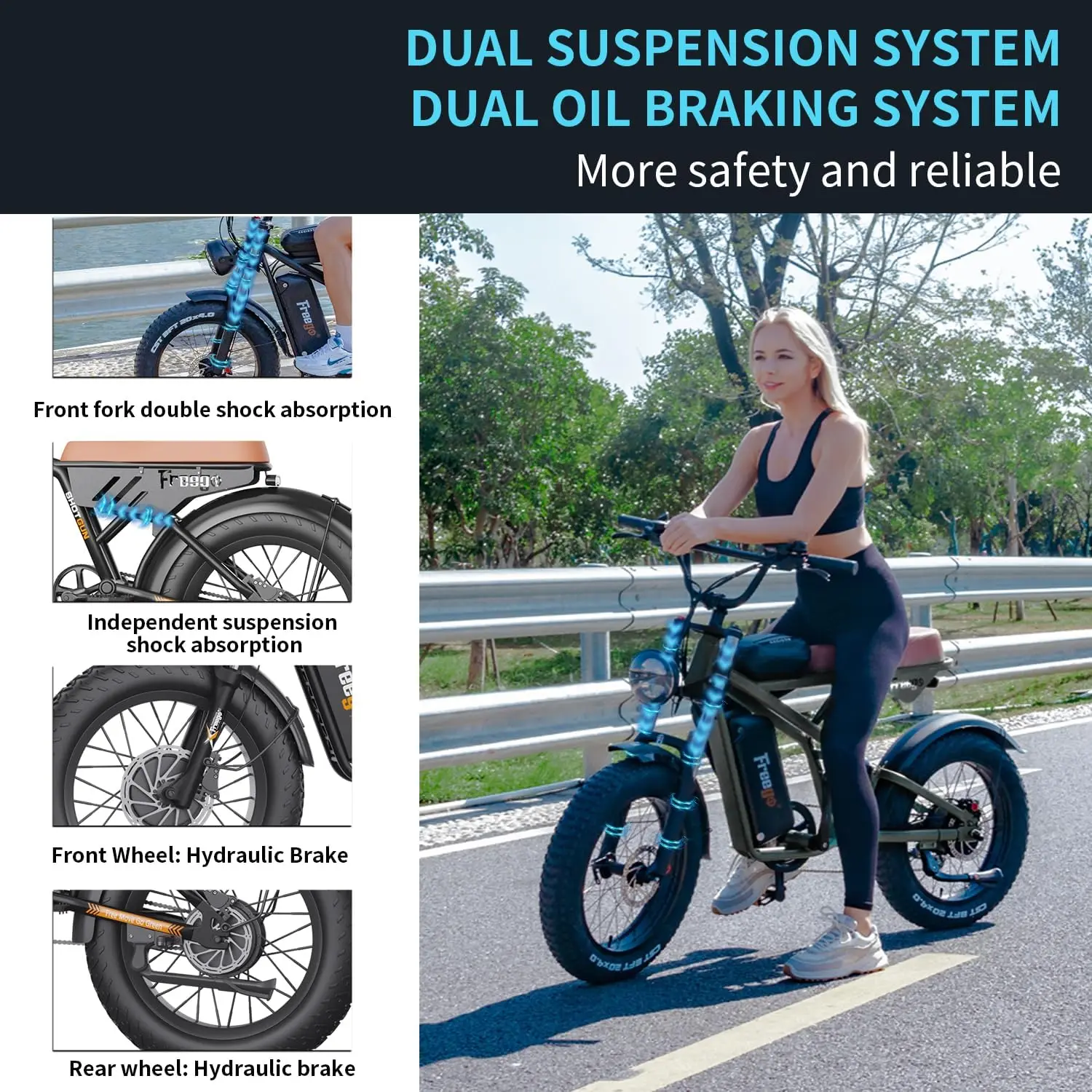 Freego F0 Electric Bike for Adults 6