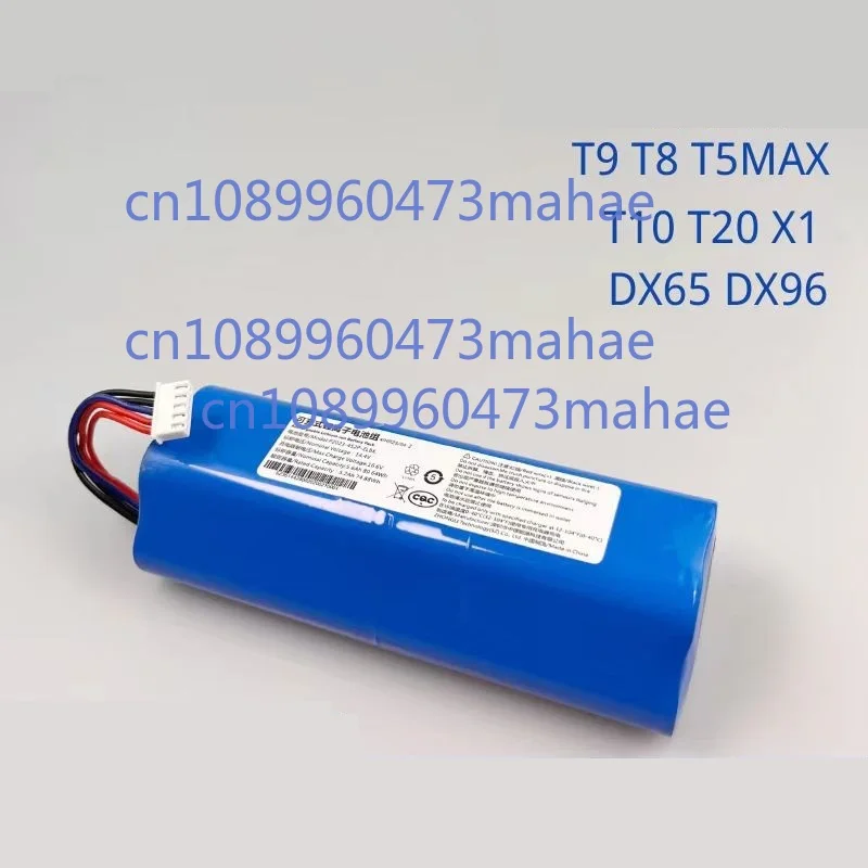 

5200mAh For ECOVACS Battery S10-LI-144-5200 Robotic Vacuum Cleaner Replacement for X1 T5 T8 T8AIVI MAX T9 POWER