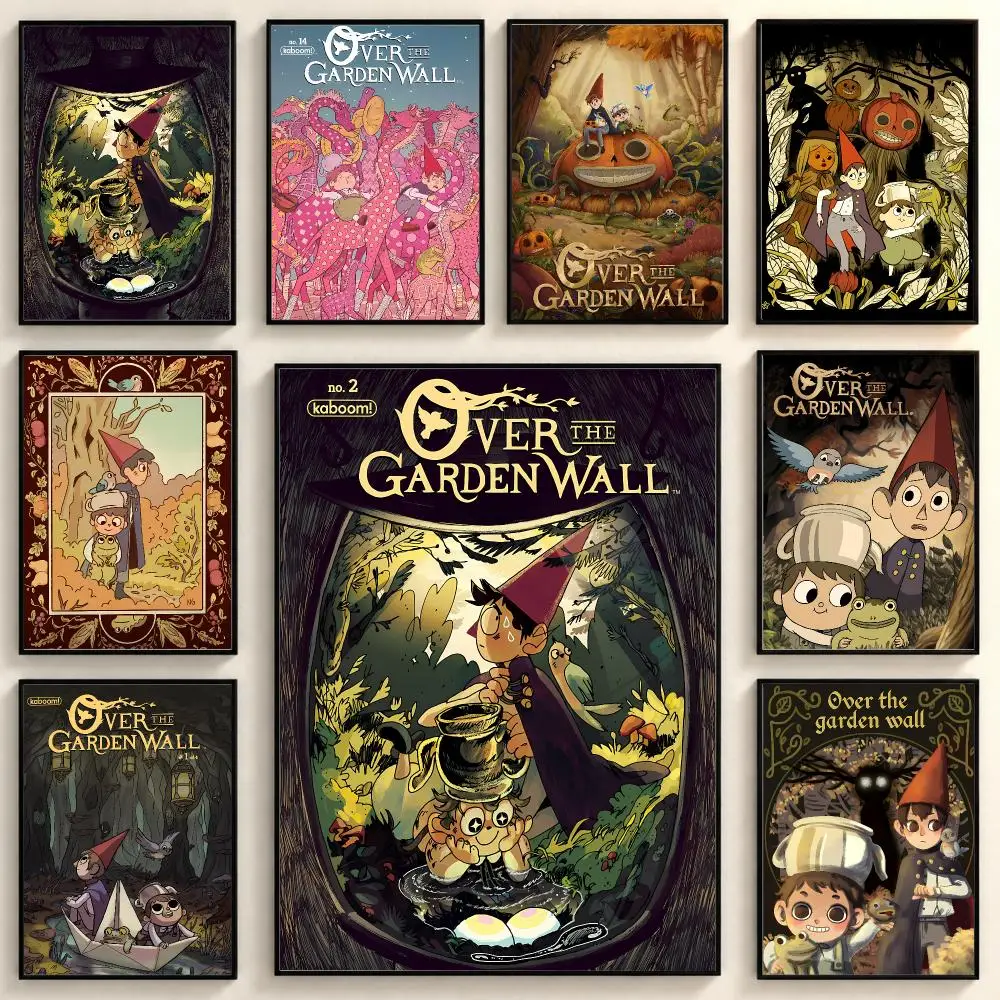 Autumnal Whimsical Animation O-Over The Garden Wall Poster Peel And Stick PP Series HD Frameless Wall Indoor Decor Gift