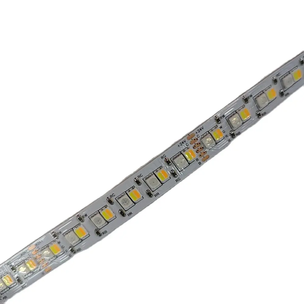 Imagem -02 - Led Luz Rgbcct Rgbct Tira 10m 2835 Smd 2835 String Luzes para Decoração do Feriado 24v