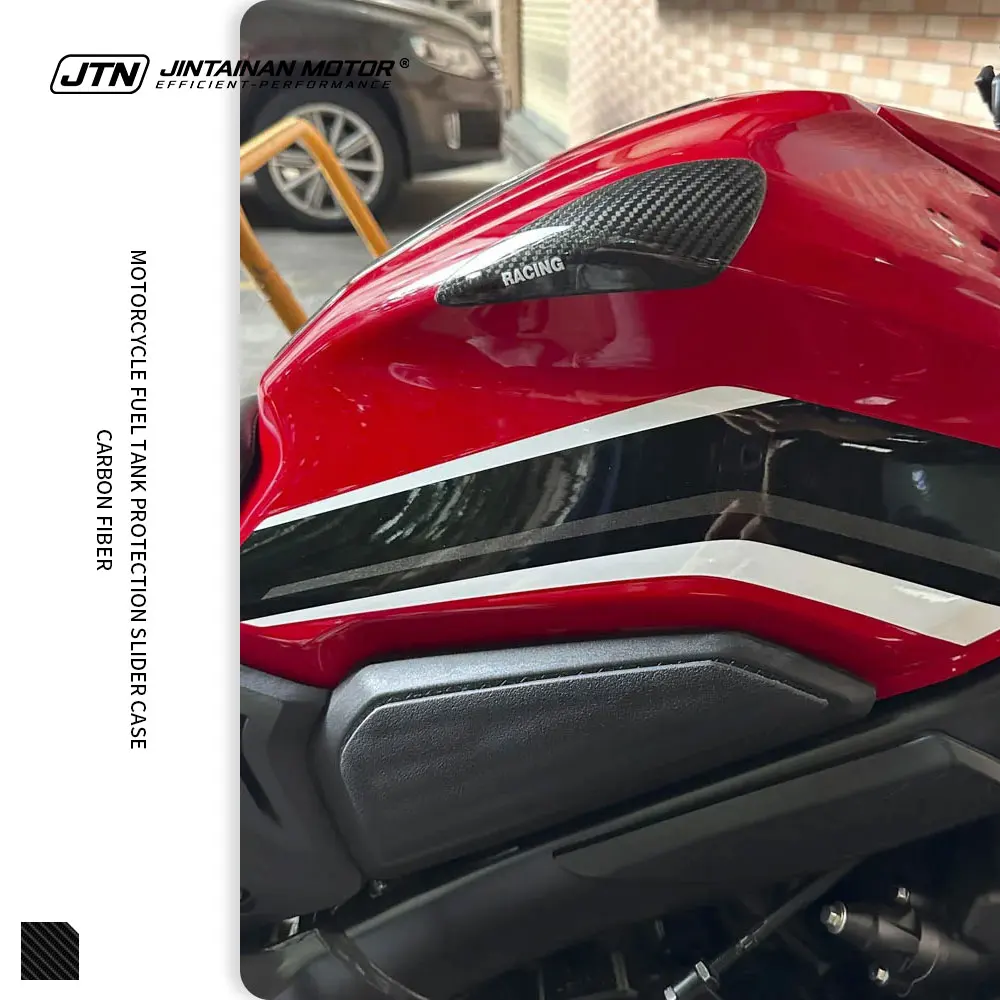 

Защитный чехол для топливного бака для мотоциклов HONDA CBR650R CB650R 2019-2023, из углеродного волокна, противоударный, с защитой от падений