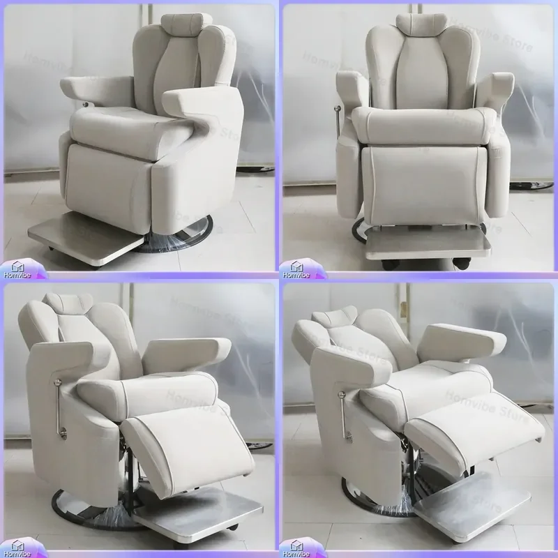 for Space Hair Chair Reclining Head Treatment Seat for Beauty Salon Lifting Cutting Styling Furniture Professional Equipment