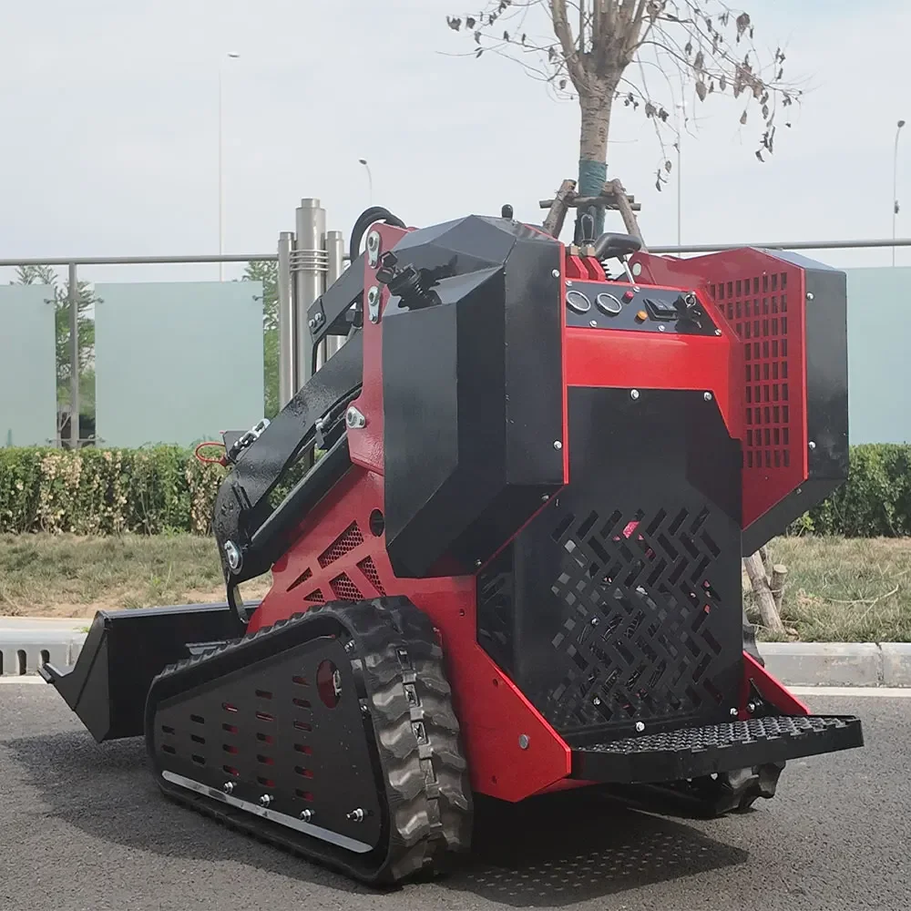 Woer Mini Skid Steer Loader Kubota  Engine EPA CE Certified Hydraulic Drive Construction Agriculture Equipment