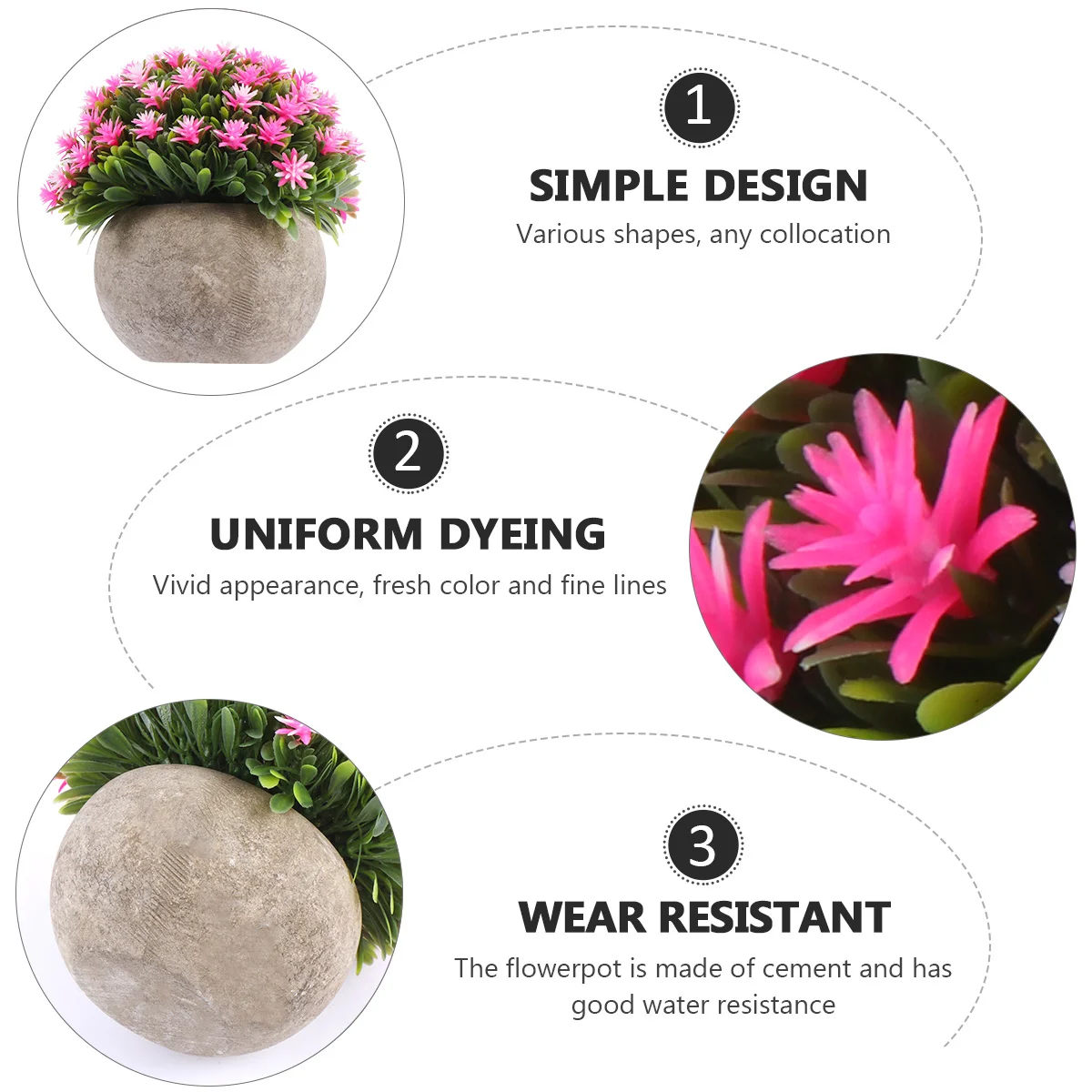 

1Pcs Simulation Gypsophila Bonsai Plastic Artificial Plant Ornament Home Office Table Decoration Fake Gypsophila Bonsai