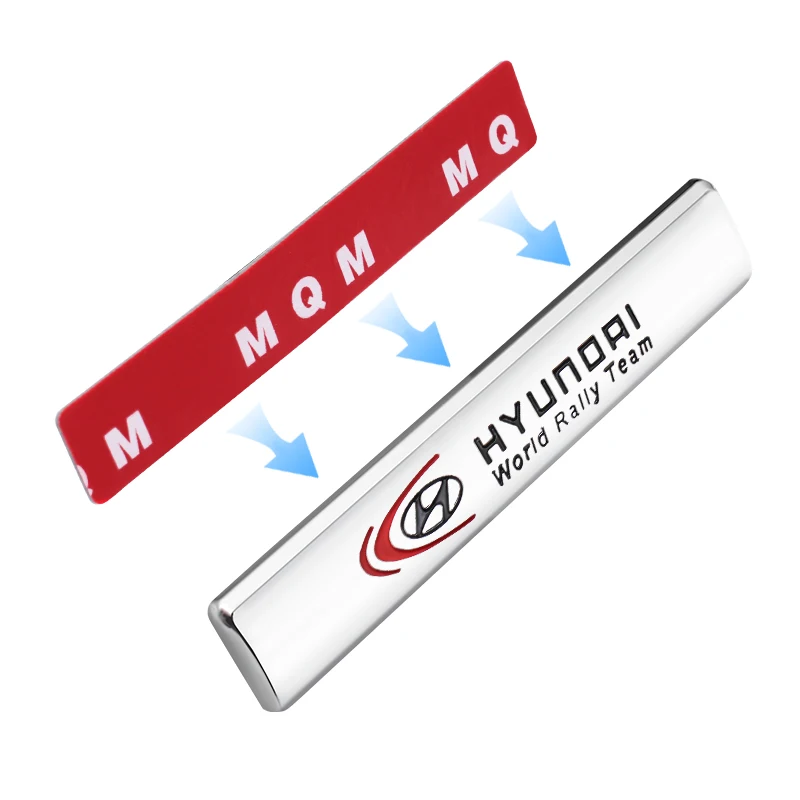 ثلاثية الأبعاد سيارة معدنية ملصق شعار شارة بواسطة ملصق مائي لشركة هيونداي إلنترا IX35 كريتا توكسون I20 أكسنت I30 لونيك كونا سانتا في السيارات التصميم #4