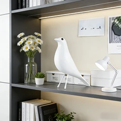 Bird Home Decor, House Bird, Adornment Office Home Decor, Desk Dove Ornament, Arts Pigeon Gifts, Replica Sculpture