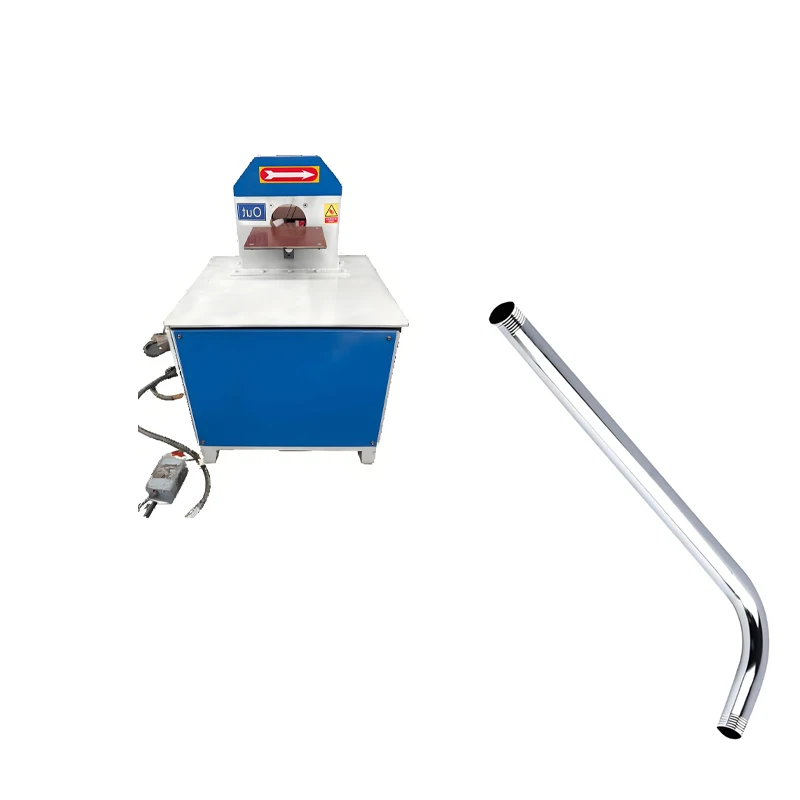 Máquina pulidora semiautomática para tubería de metal doblada, tubo de aluminio de acero inoxidable, pulido cepillado