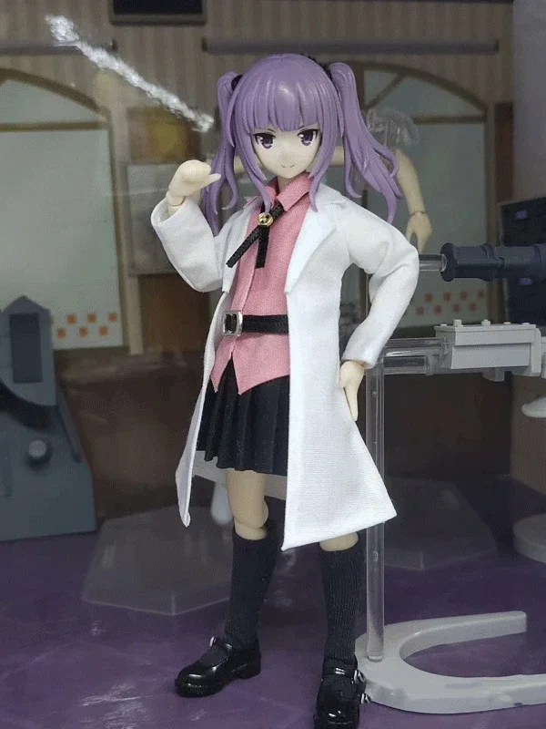 

1/12 Scale Clothes Uniform Coat Skirt Model for 6" azone12 figma shf Female