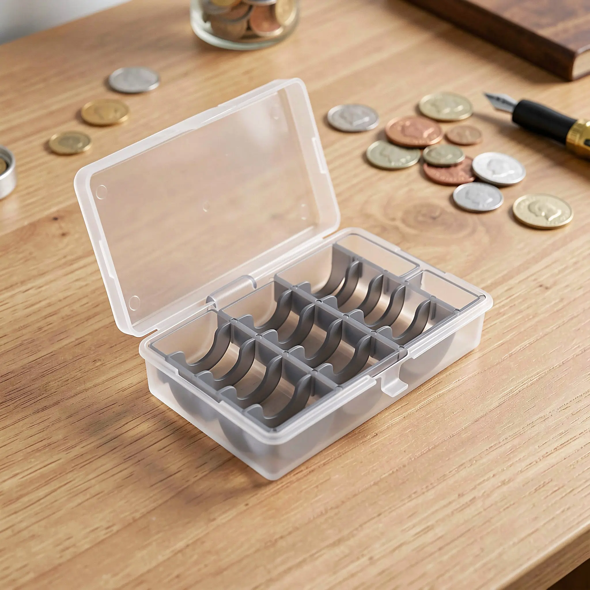 قطعتان من صينية تنظيم العملات - مراجعة Car Organizer وسعره