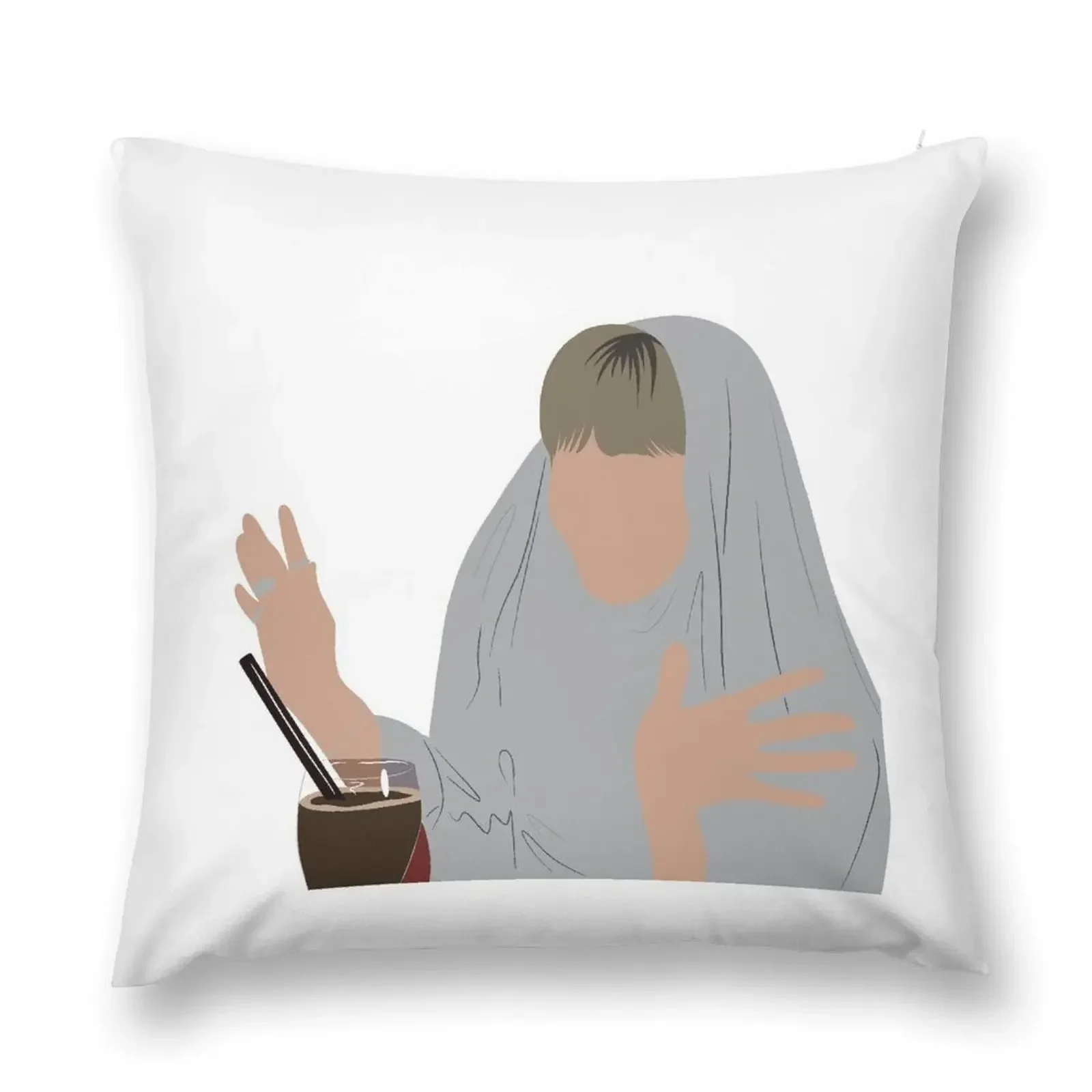 Yunho Ateez meme bantal lempar sarung bantal untuk bantal sofa bantal estetika bantal