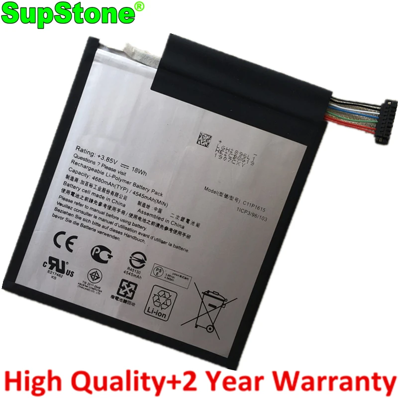 SupStone C11P1615 1ICP3/96/103 Laptop Battery For Asus Zenpad Z8S P00J ZT582K Tablet