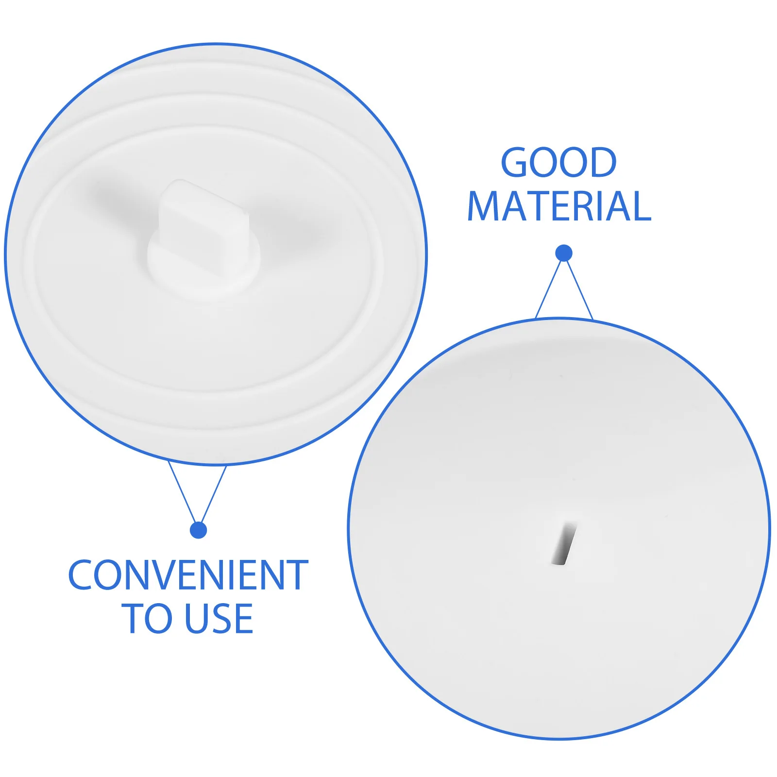 

3Pcs Silicone Kitchen Bathroom Drain Plug Tub Stopper Sink Plug Bathtub Stopper Hair Food Debris Blocker