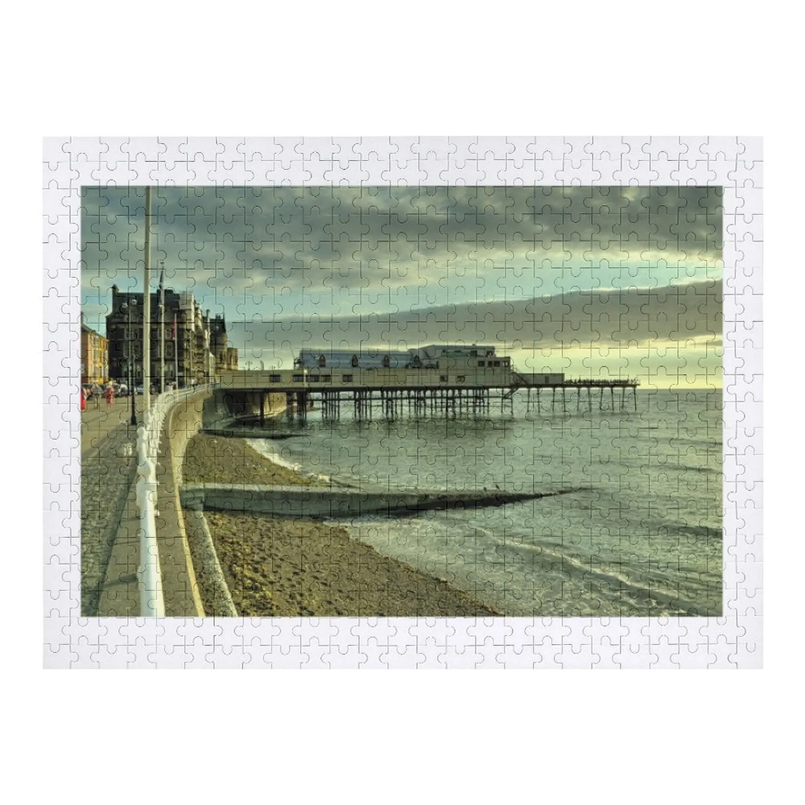 

Aberystwyth pier and beach Jigsaw Puzzle Customizable Gift Children Customized Gifts For Kids Puzzle