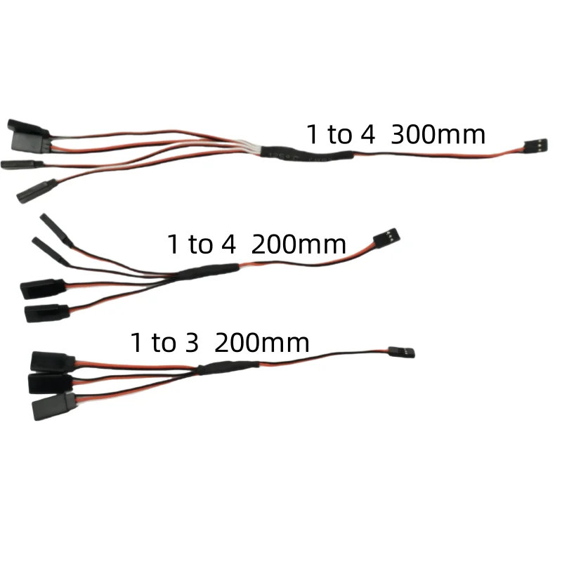 Model aircraft servo Y-line, one trailer, three trailers, four Y-lines, DuPont line, male and female 20mm-30mm