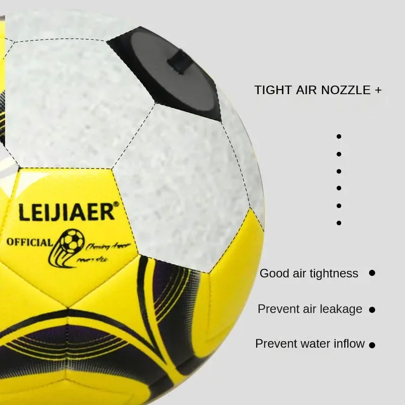 Professional Competition Football Double Layer Explosion-proof Durable Teaching Ball Size 5 Soccer Training Equipment Accesorios