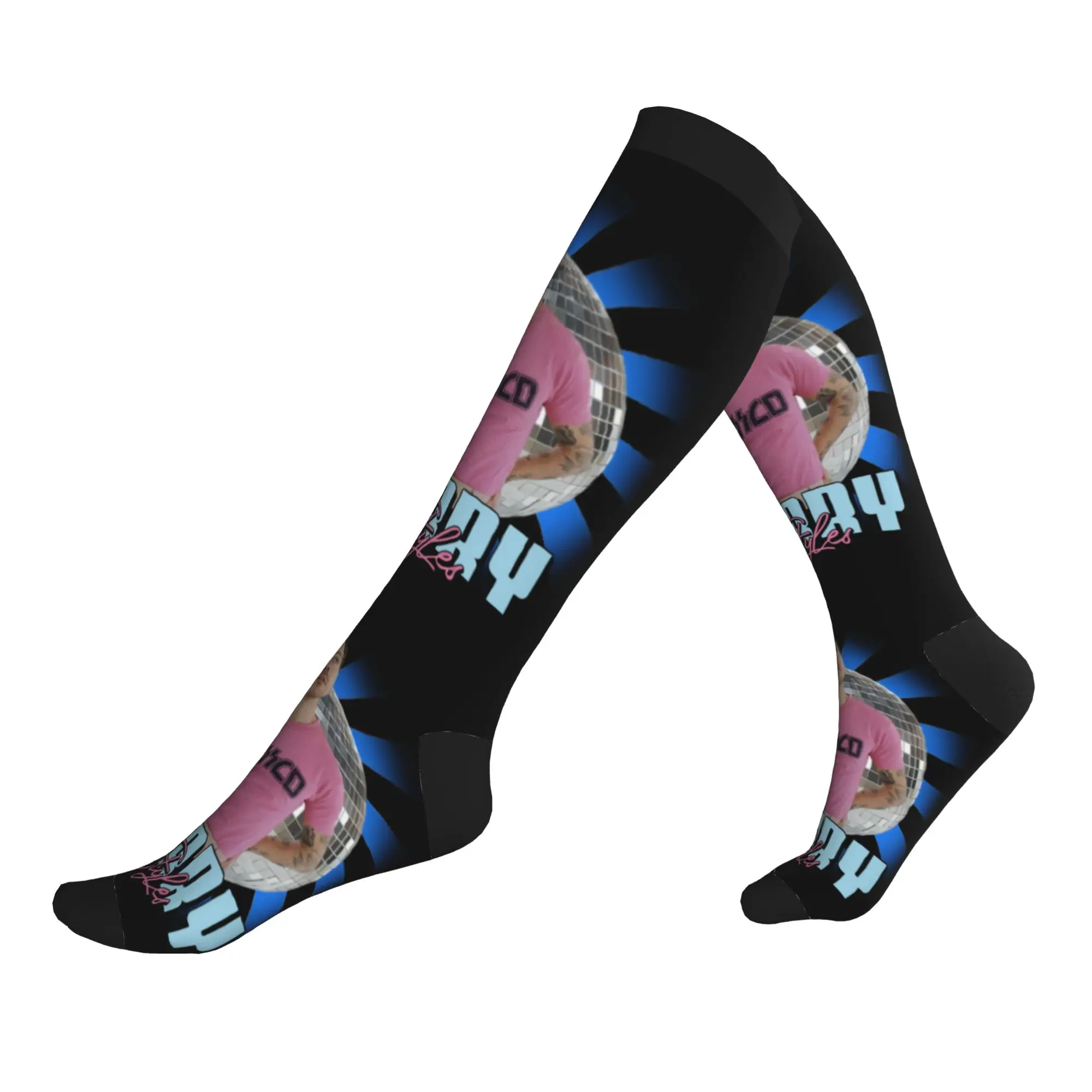 Styles Music Harrys Kiss All The Time Disco Occasionall Dress Socks Mens Womens Warm Fashion Novelty  Sports Compression Socks