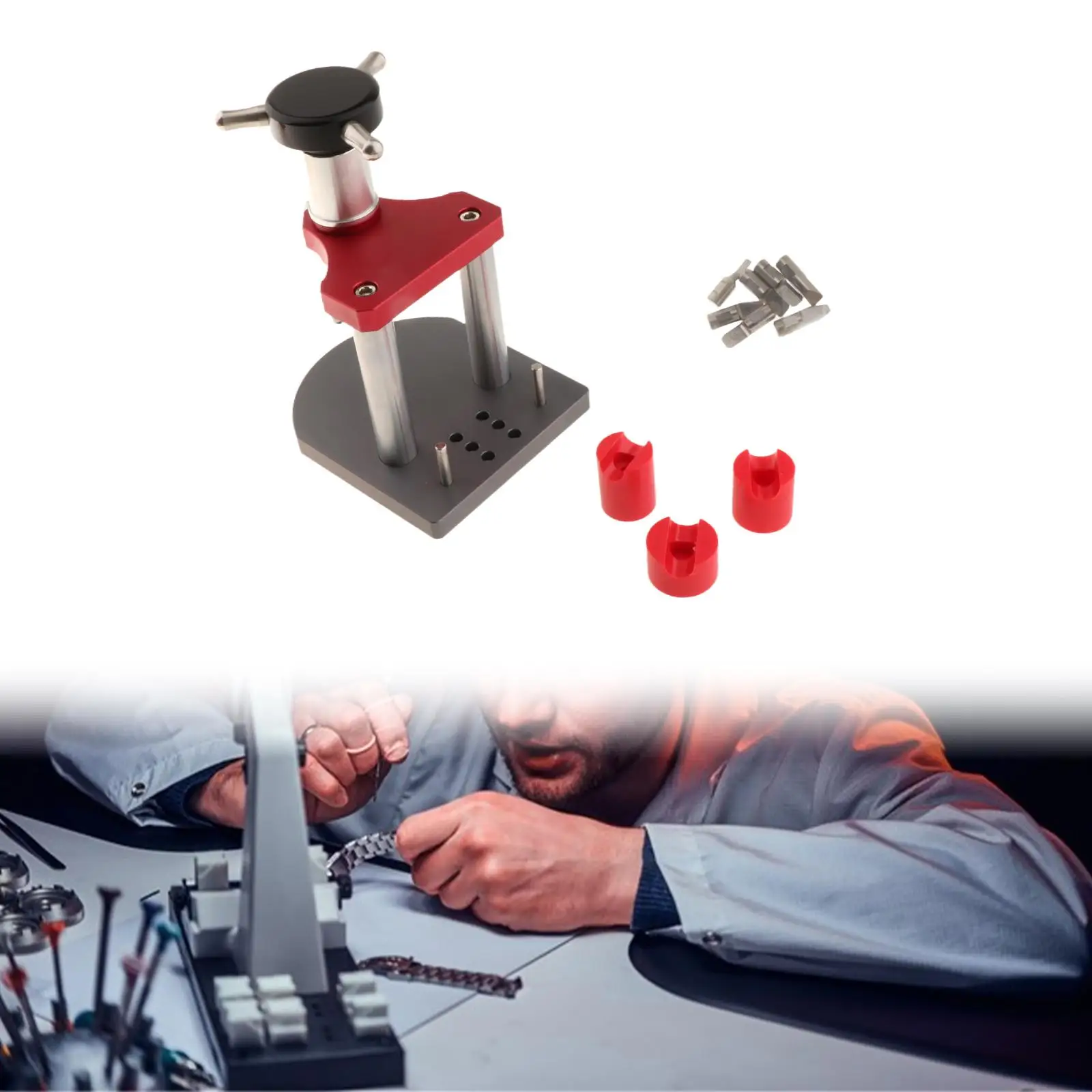 طقم فتاحة خلفية للساعة، أداة فتح الغطاء الخلفي المحمولة خفيفة الوزن