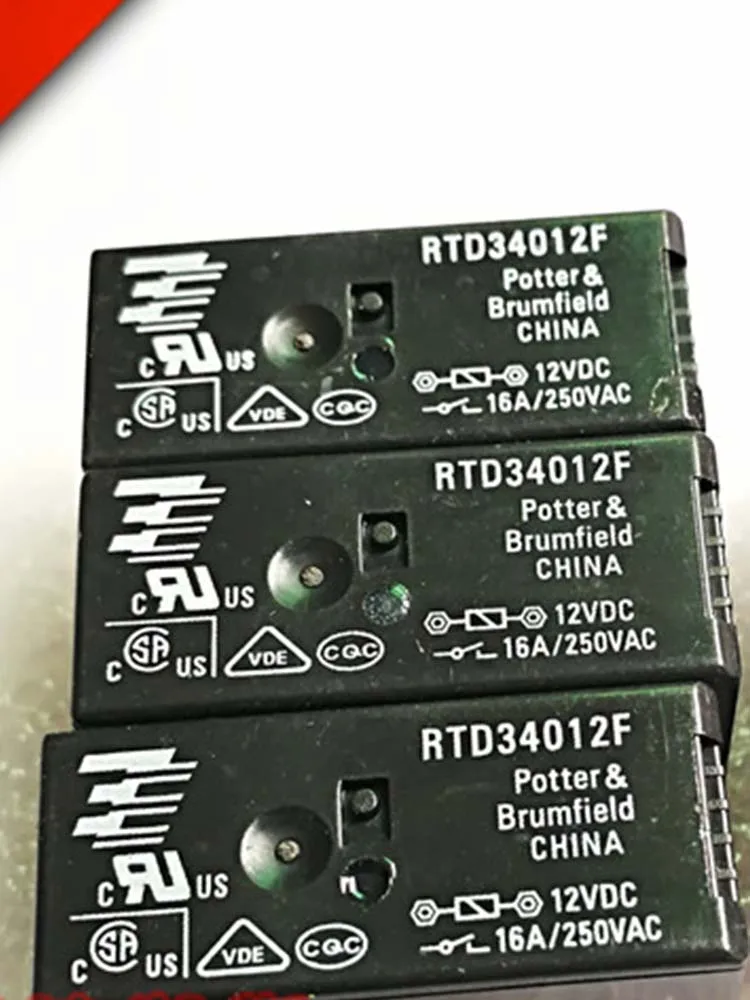 5 PCS 12V Relay RTD34012F 12VDC 16A