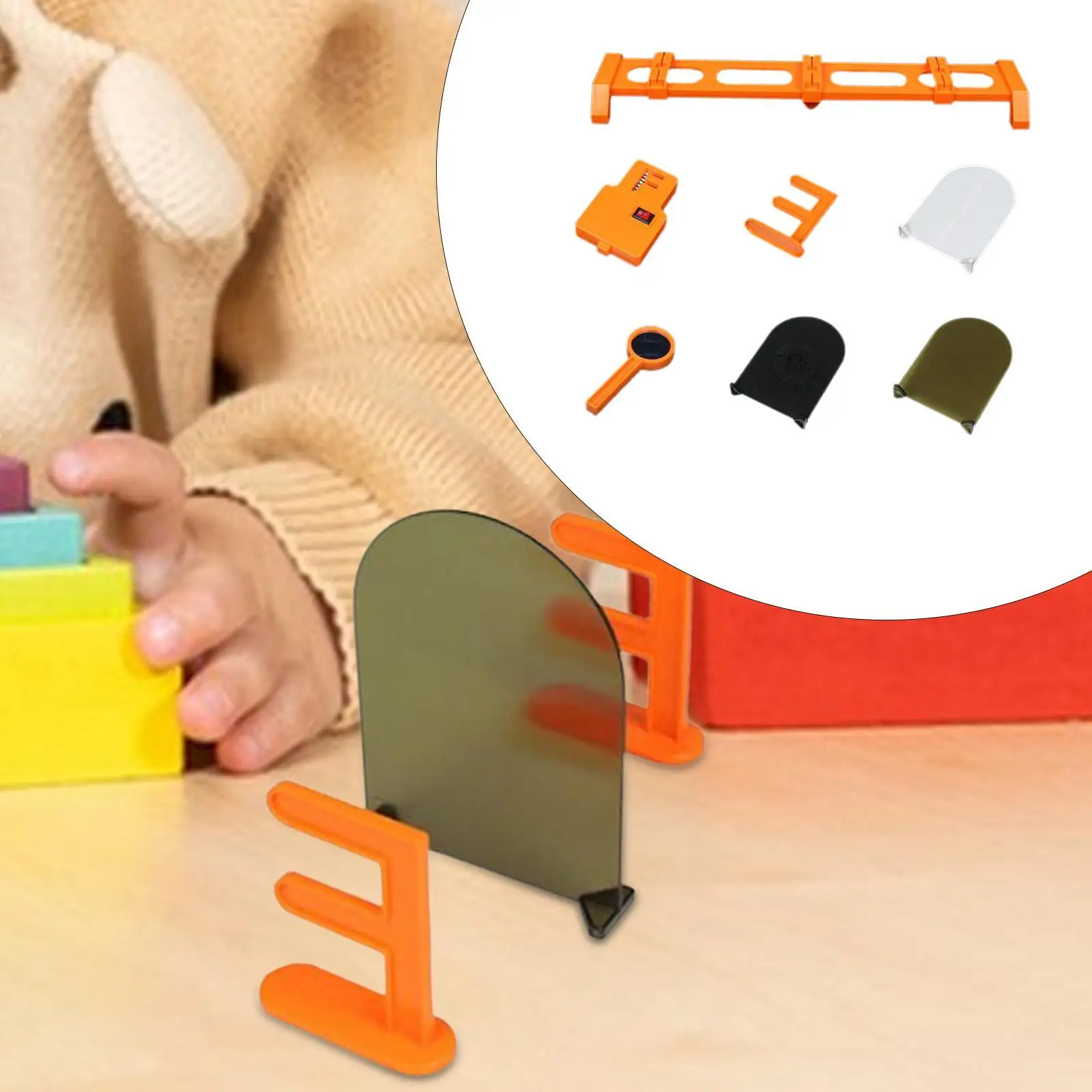 

Physical Light Reflection and Refraction Model Physics Optics Experiment Set Physics Equipment for Boys and Girls Kids School