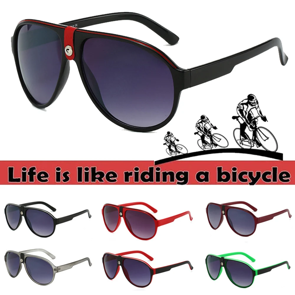 

Large curved retro style fashionable glasses, very durable, ABS lenses, suitable for casual wear, daily fashion glasses
