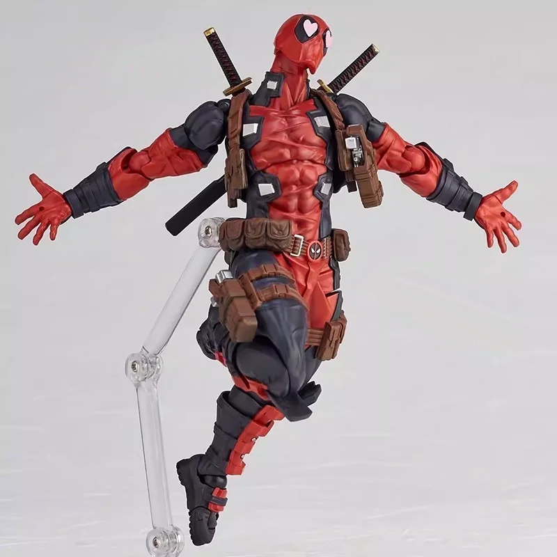 

Arkham Factory MAX Factory 16cm Kaiyodo Amazing Yamaguchi No.025 Deadpool Ver2.0 Figuras Model Action Figure Gifts Toys