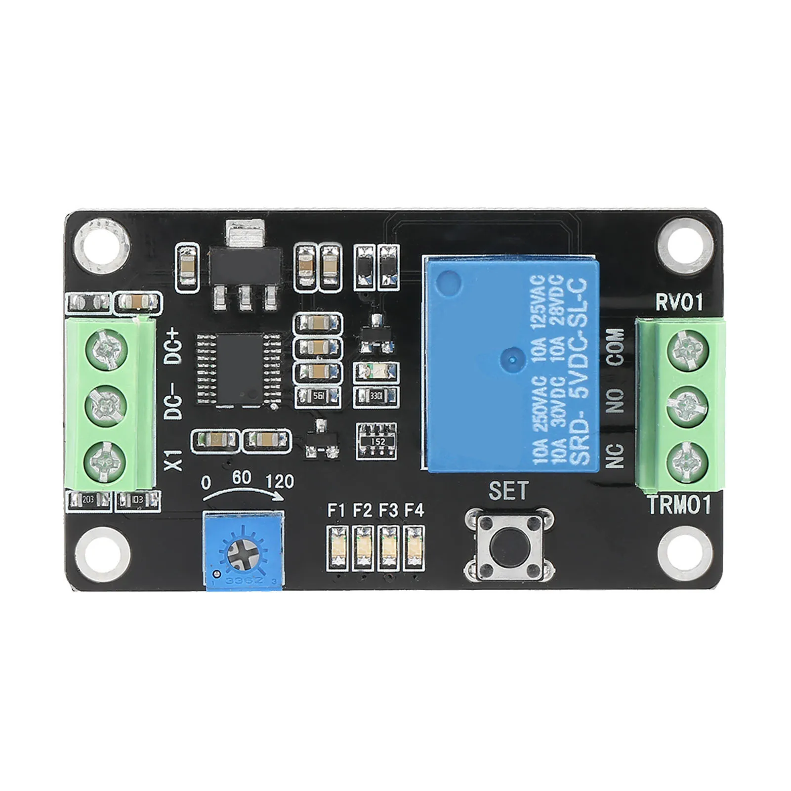 Delay On Off Relay Delay Timer Relay Self locking Delay On Off Time Switch Super 555 Timer DC 5V/12V/24V Timer Relay Delay Relay