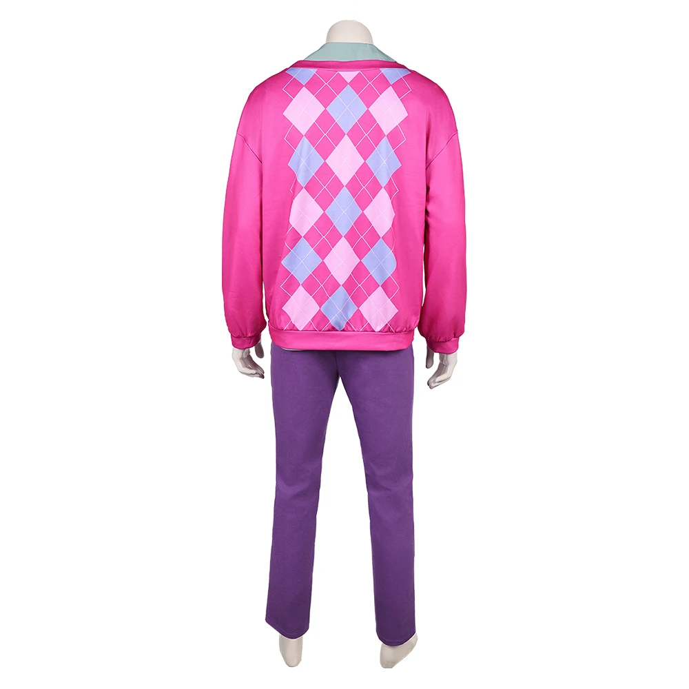 KPop Baby Cosplay Pink Clothing Yellow Cap Green Wig Demon Anime Hunters Roleplay Saja Boys Costume Men Halloween Carnival Suit - Image 3