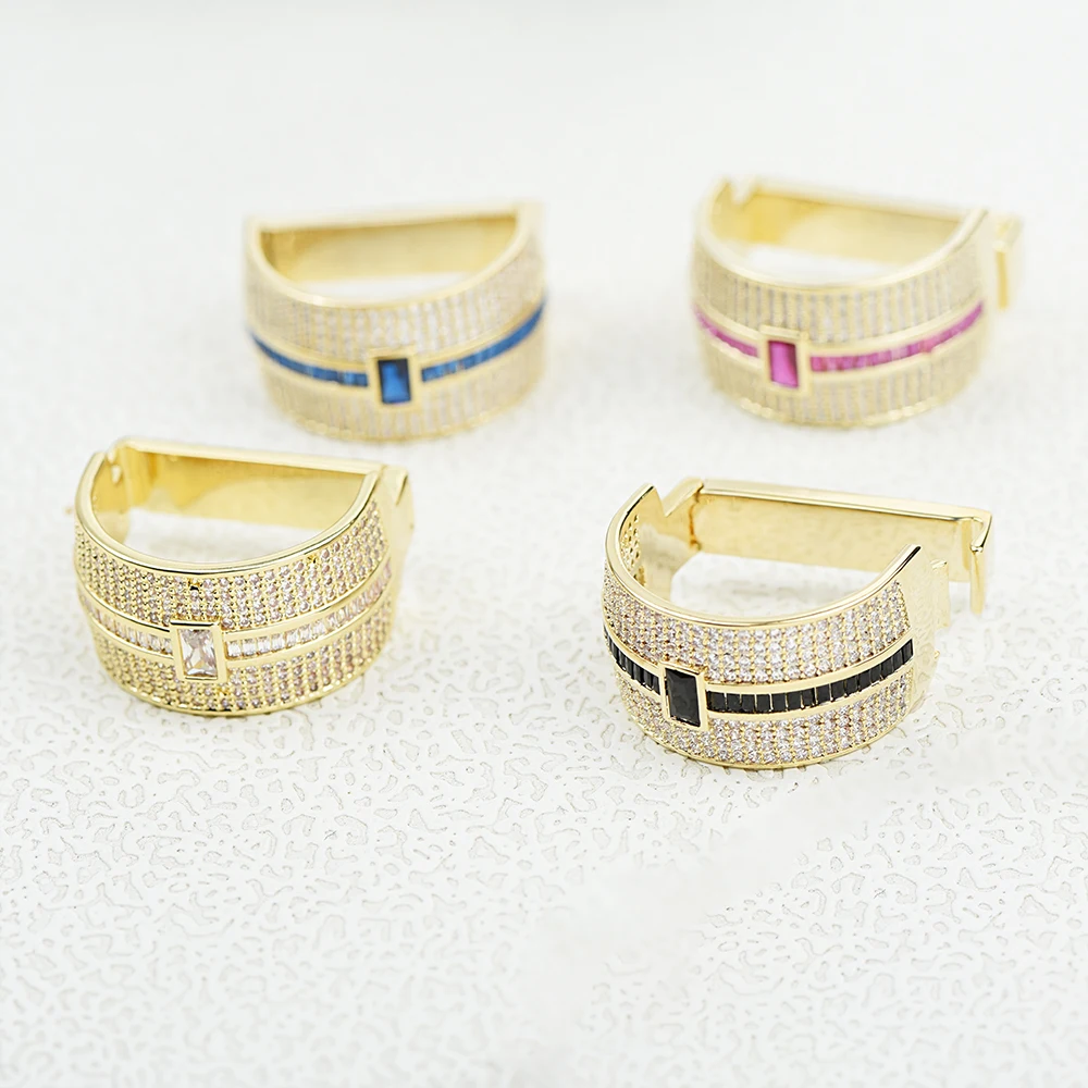 Iceyy 8 cores moda masculina anel de gravata em forma de d fivela clipes de gravata camisa sênior pino de gravata braçadeira fixa negócios festa de casamento jóias