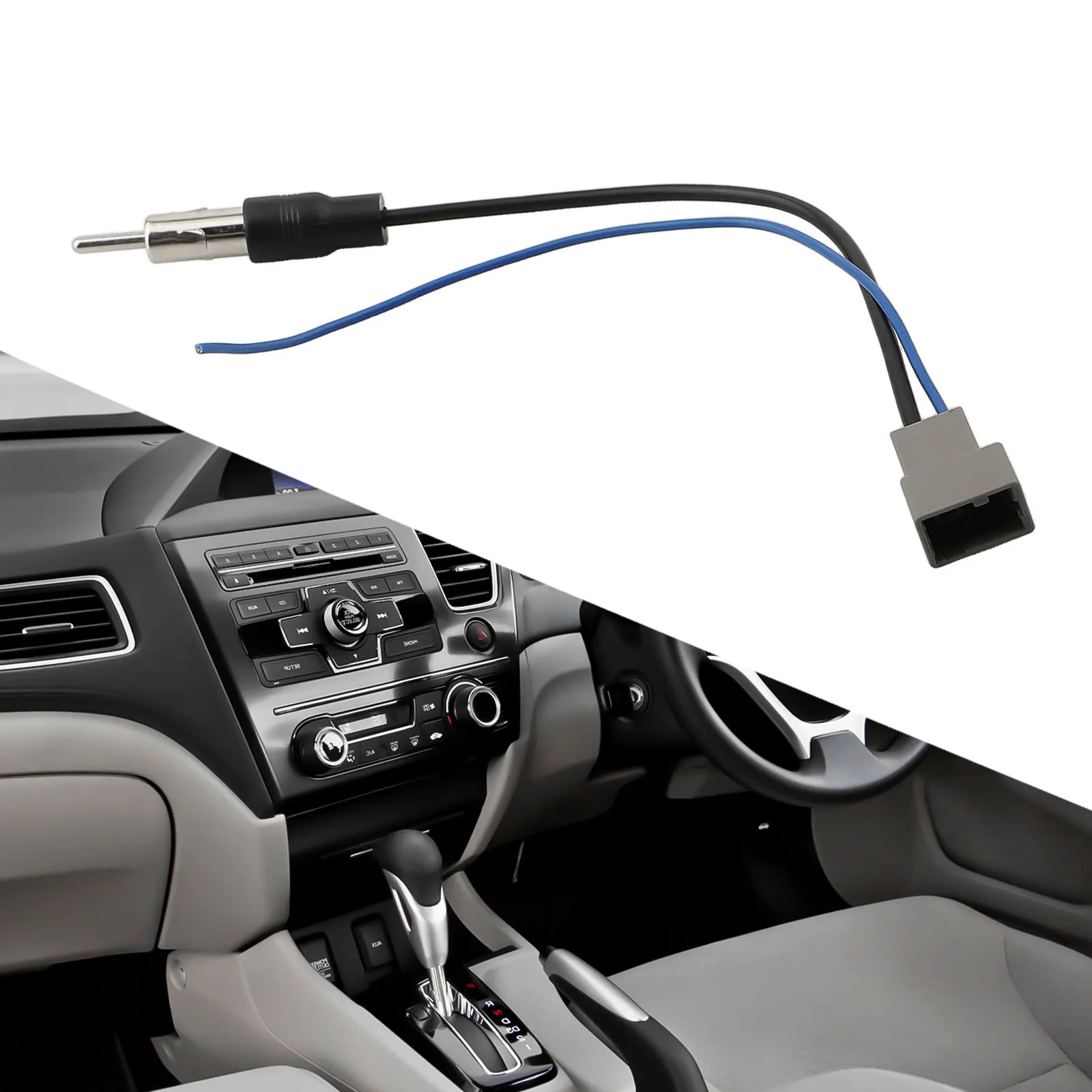 Car Accessories Adapter Cable Fit For Honda For Mazda Navigation Host Stereo Radio AM FM Antenna Cable Adapter
