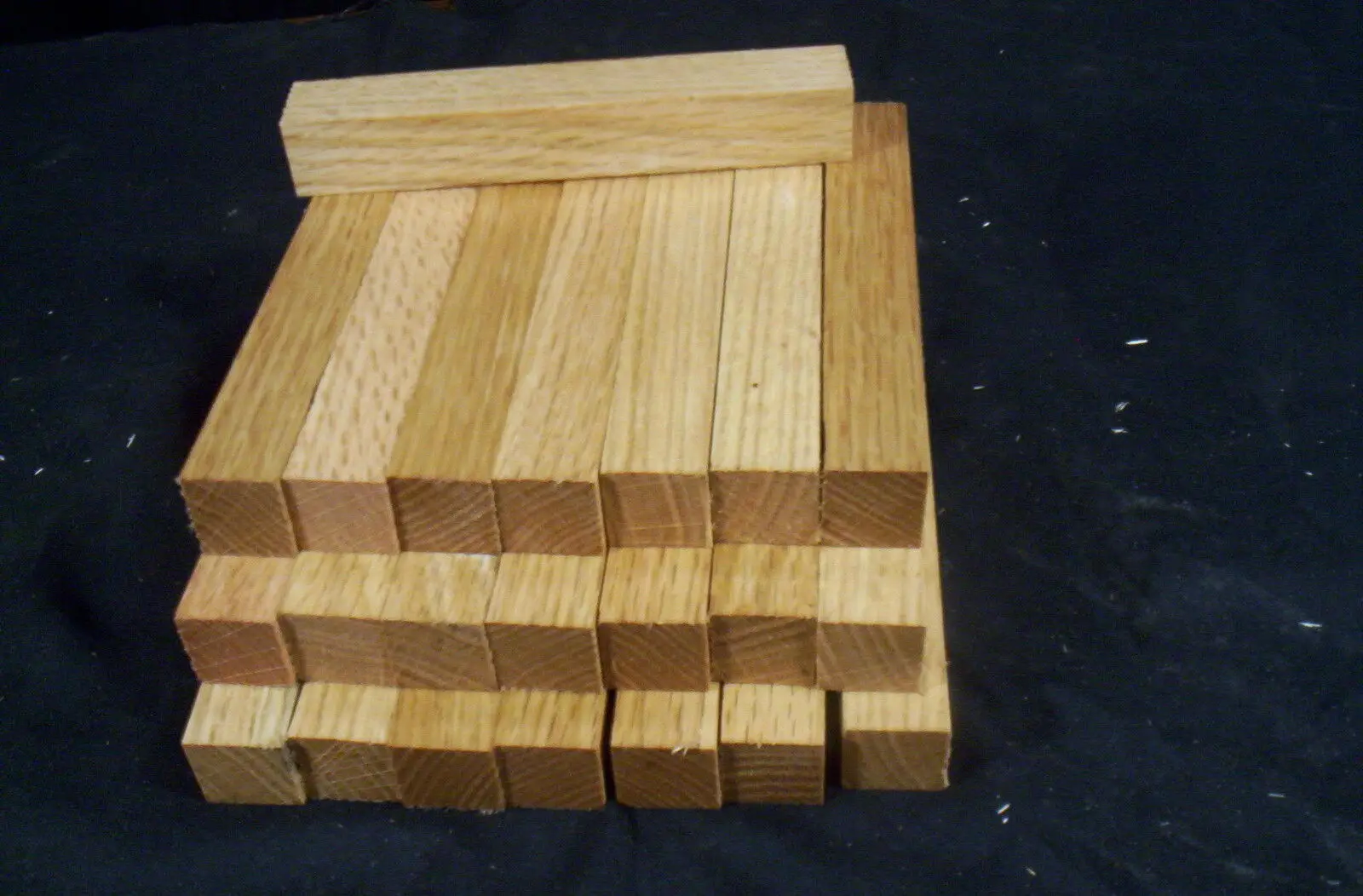 5 Piece Red Oak Pen Blanks 3/4 x 3/4 x 5\