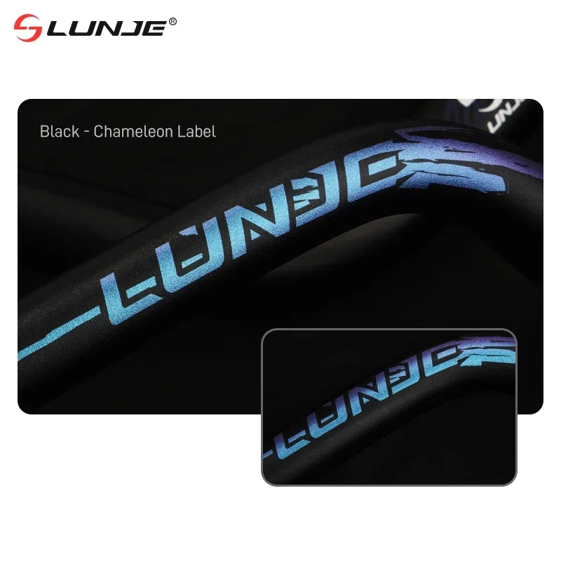 LUNJE المقود 780 مللي متر سبائك الألومنيوم الجبلية المقود 31.8 ابتلاع مقود مع علامات عاكسة 35/55/120 مللي متر ارتفاع