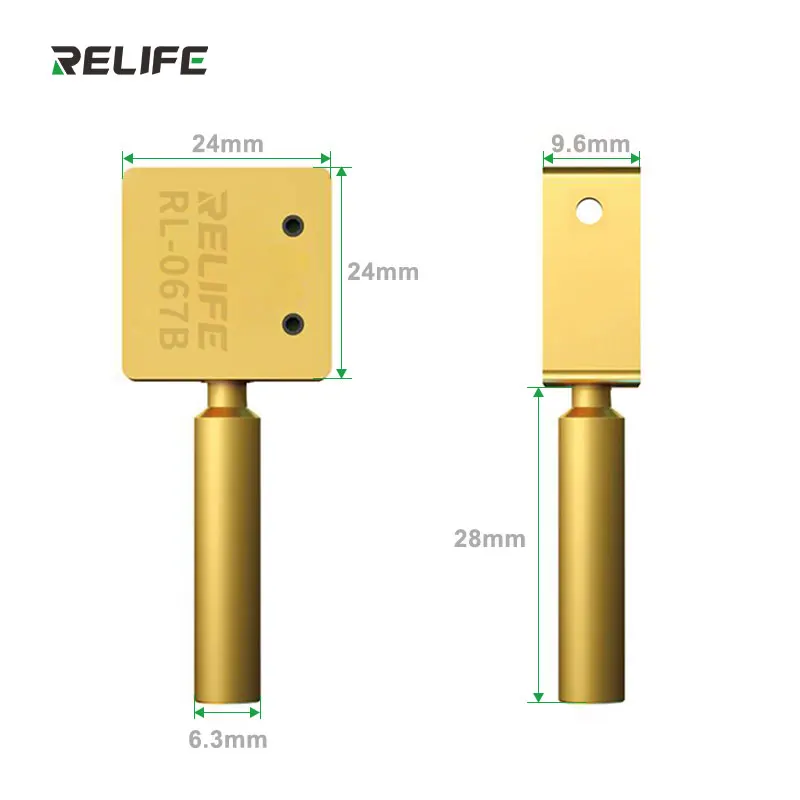 RELIFE RL-067B 3in1 Multifunktionaler kleiner Bügeltisch für 936/T12/210 Telefon A9-A18 Pro Nano Rapid Heating Schweißstation – Detail 8