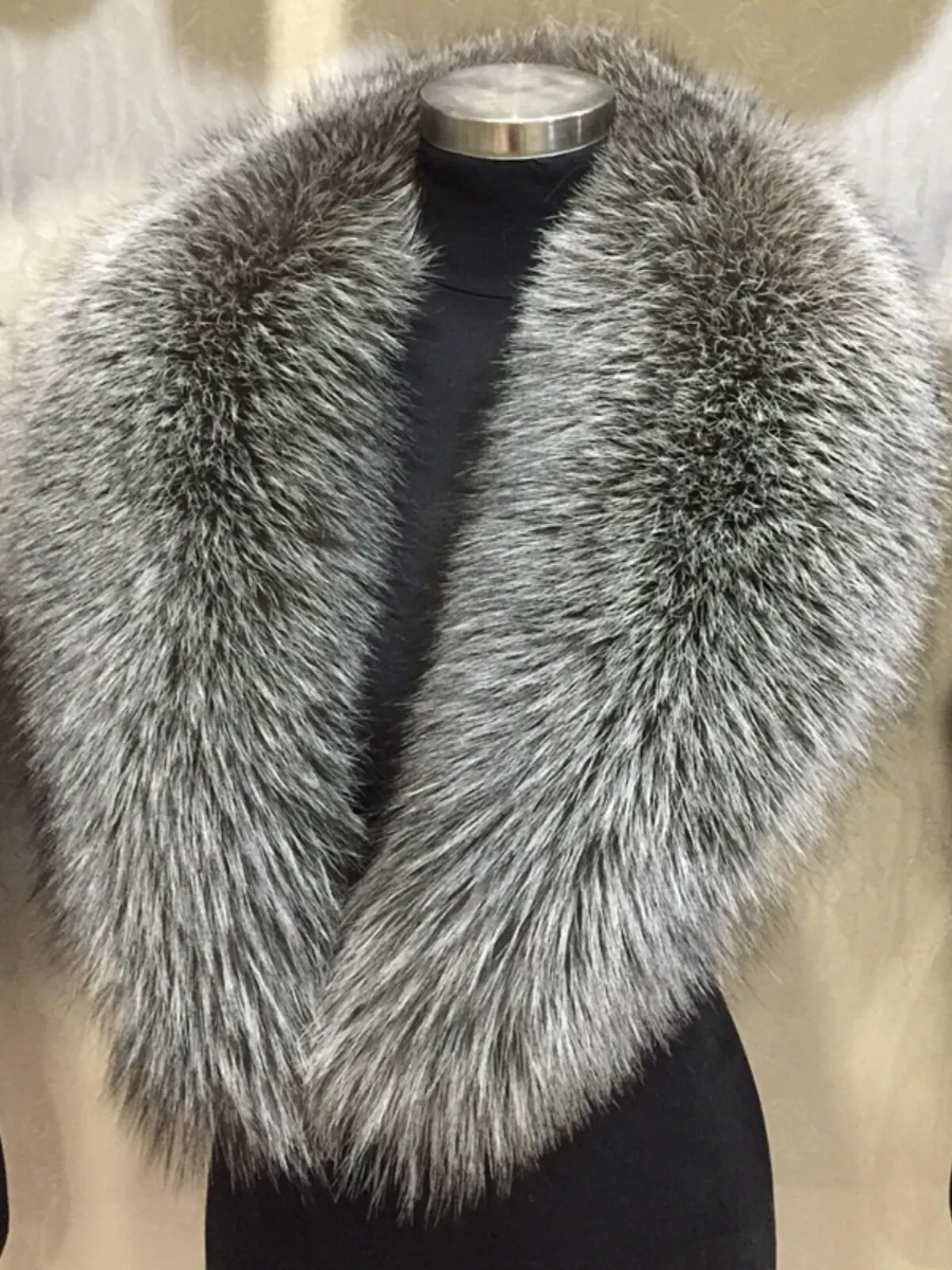 Genuine Natural Silver Fox Fur Scarf Women's Luxury Neck Warm Decorate Thick Shawl Fox Scarves Female Winter Real Fox Fur Collar