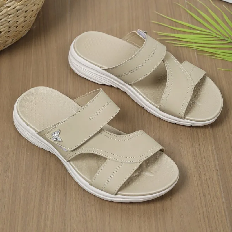 Fashion Ladies Wedge Heel Platform Women Summer Outdoor Low Heels Slipper Shoes  for women  ladies shoes - view 3
