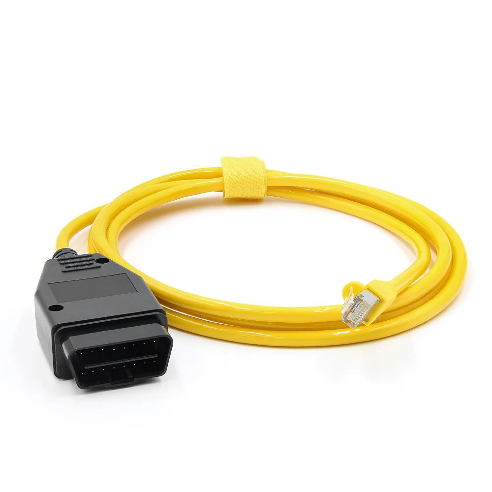 For BMW F G series enet diagnostic cable programming brush hidden OBD data wire line ICOM remote code