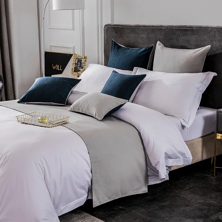 -Hotel Linen Wholesale Soft Cotton Hotel Bedding Set King Size Bedding Duvet Cover Set