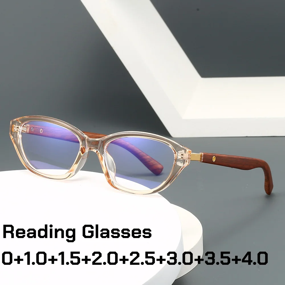

New Style Anti Blue Light Reading Glasses for Women and Men Luxury Designer Presbyopia Glasses Ultralight High Quality Eyewear